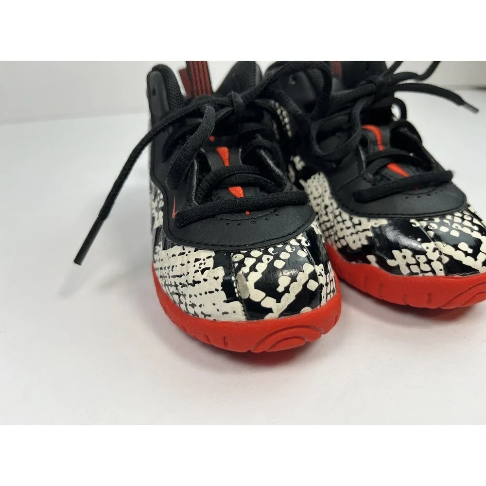 Nike Air Little Foamposite One Albino Snakeskin Toddler Shoe Sie 6C 723947-104